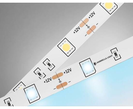 Светодиодная лента Ambrella Light LED Strip 12В 5050 7,2Вт/м 6500K 5м IP20 GS1803
