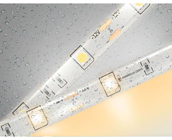 Светодиодная лента Ambrella Light LED Strip 12В 5050 7,2Вт/м 3000K 5м IP65 GS1901, изображение 2