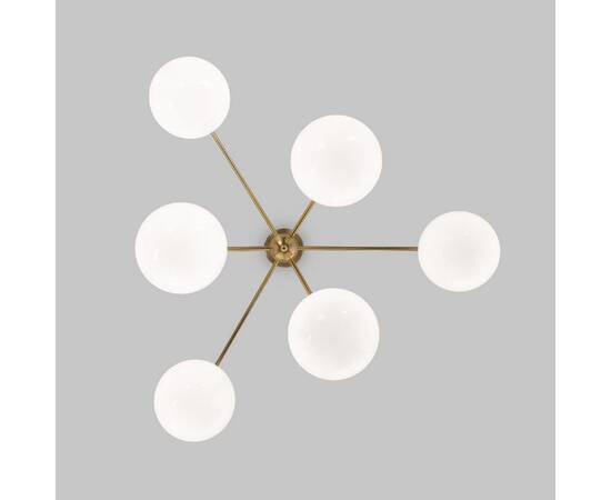 Люстра на штанге Eurosvet Marbella 60147/6 латунь Smart a063851, изображение 3