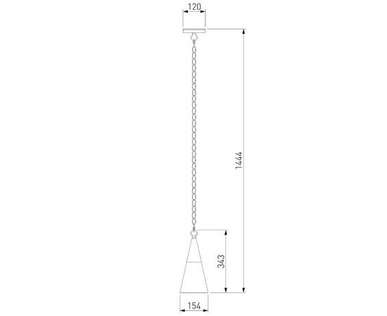 Уличный подвесной светильник Elektrostandard Vesto 4690389204449 35171/H a066199, изображение 4