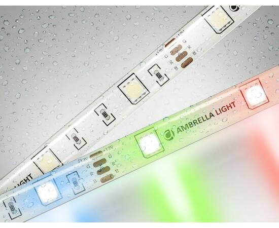 Светодиодная лента Ambrella Light LED Strip 12В 5050 7,2Вт/м RGB 5м IP65 GS2301