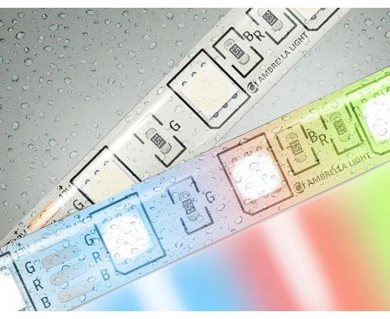 Светодиодная лента Ambrella Light LED Strip 12В 5050 14,4Вт/м RGB 5м IP65 GS2302
