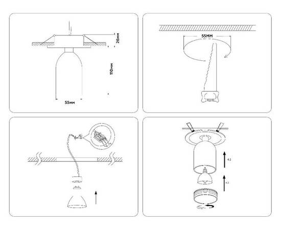 Встраиваемый спот Ambrella Light Move TA1272, изображение 9