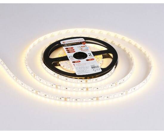 Светодиодная лента Ambrella Light LED Strip 24В 2835 10Вт/м 3000K 5м IP20 GS3101, изображение 6