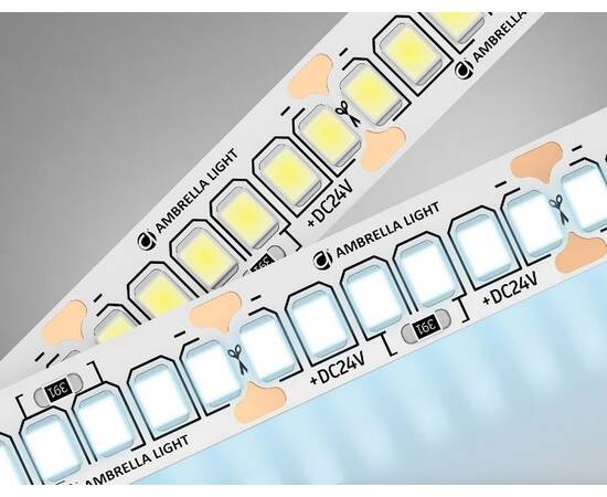 Светодиодная лента Ambrella Light LED Strip 24В 2835 18Вт/м 6500K 5м IP20 GS3303, изображение 2