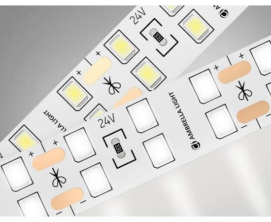 Светодиодная лента двухрядная Ambrella Light LED Strip 24В 2835 20Вт/м 4500K 5м IP20 GS3602