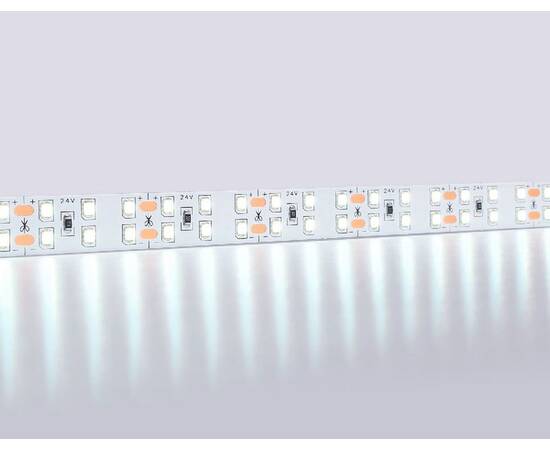 Светодиодная лента двухрядная Ambrella Light LED Strip 24В 2835 20Вт/м 6500K 5м IP20 GS3603, изображение 3
