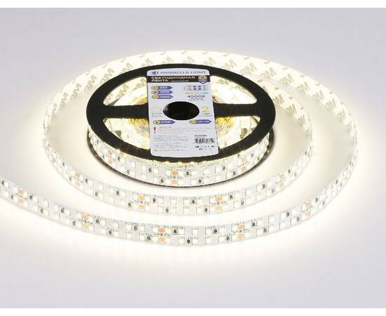 Светодиодная лента двухрядная Ambrella Light LED Strip 24В 2835 24Вт/м 4500K 5м IP20 GS3702, изображение 4
