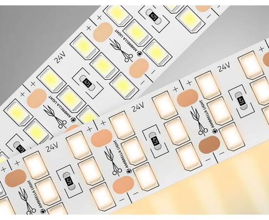 Светодиодная лента трехрядная Ambrella Light LED Strip 24В 2835 26Вт/м 3000K 5м IP20 GS3901, изображение 2