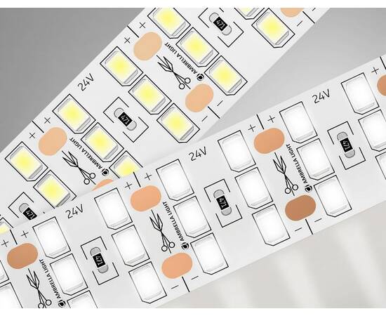 Светодиодная лента трехрядная Ambrella Light LED Strip 24В 2835 26Вт/м 4500K 5м IP20 GS3902