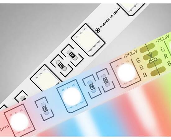 Светодиодная лента Ambrella Light LED Strip 24В 5050 14,4Вт/м RGB 5м IP20 GS4302