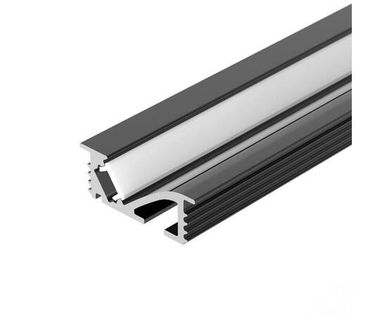 Алюминиевый профиль Arlight SL-BEVEL-W21-F-2000 ANOD BLACK 048997