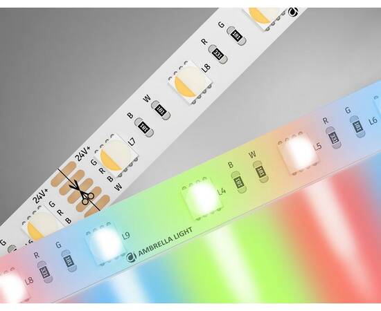 Светодиодная лента Ambrella Light LED Strip 24В 5050 10Вт/м RGBW+6500K 5м IP20 GS4403