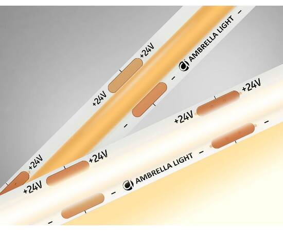Светодиодная лента Ambrella Light LED Strip 24В COB 12Вт/м 3000K 5м IP20 GS4701, изображение 2