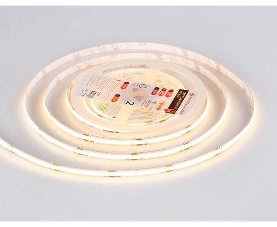 Светодиодная лента Ambrella Light LED Strip 24В COB 12Вт/м 3000K 5м IP20 GS4701, изображение 4