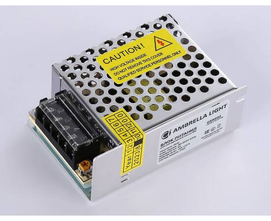 Блок питания Ambrella Light LED Driver 12V 36Вт AC90-260 3A IP20 GS9502, изображение 2