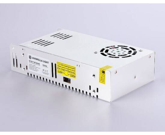 Блок питания Ambrella Light LED Driver 12V 400Вт AC90-260 33.3A IP20 GS9552, изображение 5