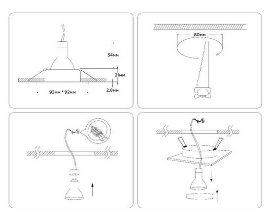 Встраиваемый светильник Ambrella Light Standard Tech A8926, изображение 6
