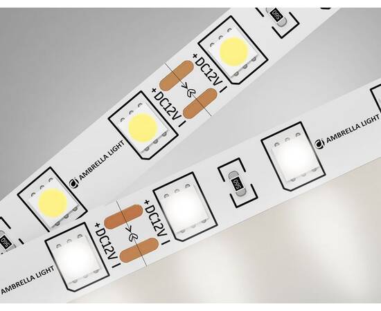 Светодиодная лента Ambrella Light LED Strip 12В 5050 14,4Вт/м 4500K 5м IP20 GS2002