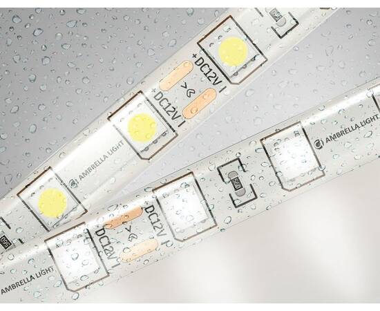 Светодиодная лента Ambrella Light LED Strip 12В 5050 14,4Вт/м 4500K 5м IP65 GS2102
