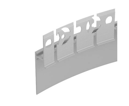Алюминиевый профиль Arlight PLINTUS-FANTOM-BENT-H35-SIDE-2000 WHITE 043675(1), изображение 2