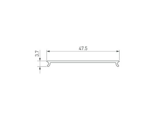 Экран Arlight STRETCH-S-50-CEIL-CENTER-10m OPAL BLACK 050168, изображение 2