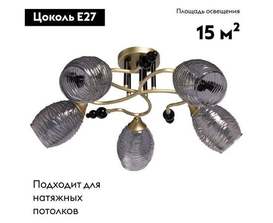 Потолочная люстра De Markt Клэр 463012505, изображение 2