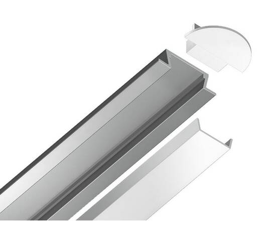Алюминиевый встраиваемый профиль Ambrella Light Alum Profile GP1001AL, изображение 3