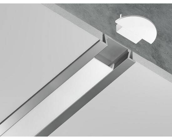 Алюминиевый встраиваемый профиль Ambrella Light Alum Profile GP1001AL, изображение 4