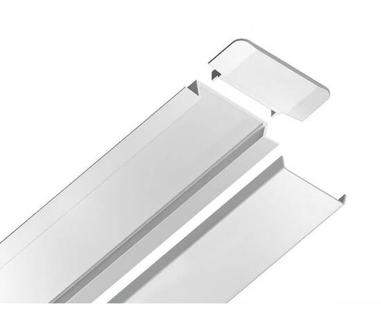 Алюминиевый встраиваемый профиль Ambrella Light Alum Profile GP1100WH, изображение 3