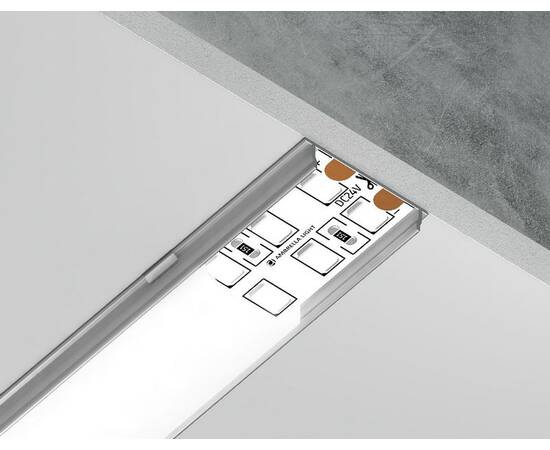 Алюминиевый накладной профиль Ambrella Light Alum Profile GP1500AL