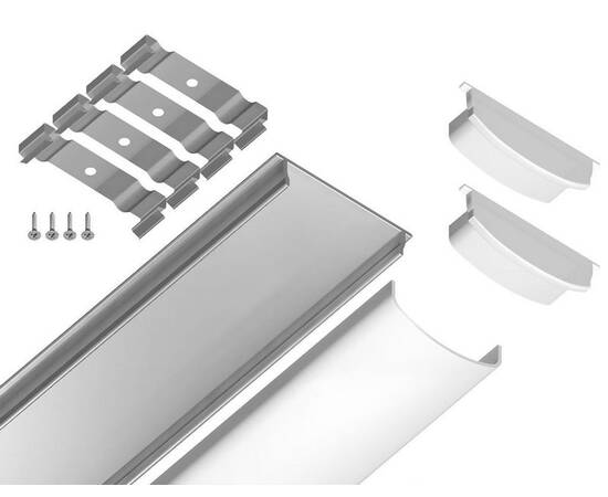 Алюминиевый накладной профиль Ambrella Light Alum Profile GP1500AL, изображение 5