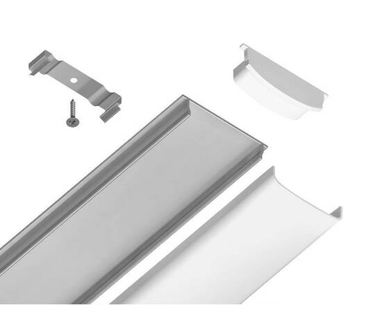 Алюминиевый накладной профиль Ambrella Light Alum Profile GP1600AL, изображение 5
