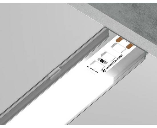 Алюминиевый накладной профиль Ambrella Light Alum Profile GP1600AL, изображение 7