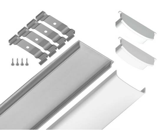 Алюминиевый накладной профиль Ambrella Light Alum Profile GP1600AL, изображение 9