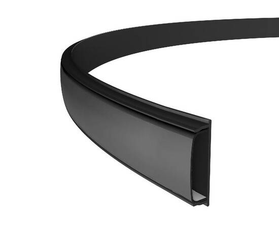 Алюминиевый накладной профиль Ambrella Light Alum Profile GP1600BK/BK, изображение 3