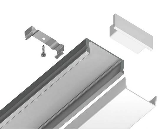 Алюминиевый накладной профиль Ambrella Light Alum Profile GP1700AL, изображение 3