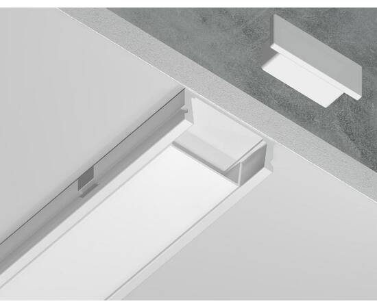 Алюминиевый накладной профиль Ambrella Light Alum Profile GP1700WH, изображение 4
