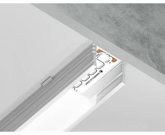 Алюминиевый накладной профиль Ambrella Light Alum Profile GP1750WH