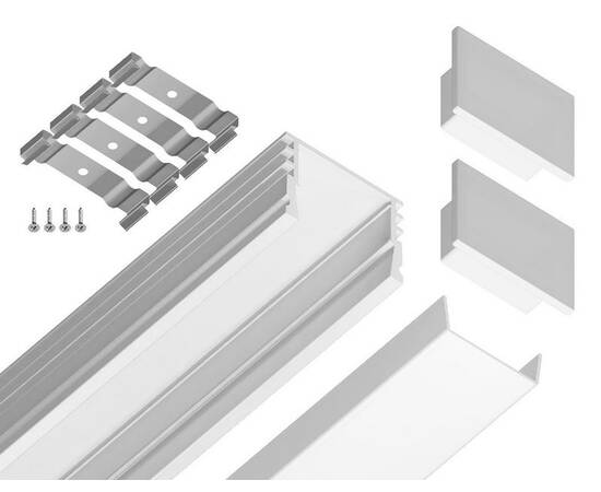 Алюминиевый накладной профиль Ambrella Light Alum Profile GP1750WH, изображение 5