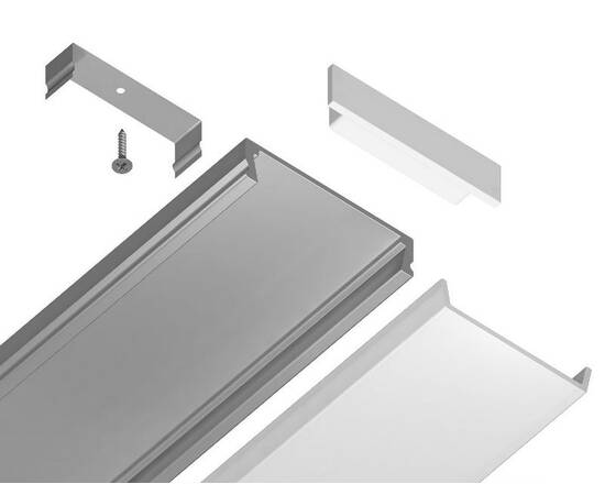 Алюминиевый накладной профиль Ambrella Light Alum Profile GP1800AL, изображение 3