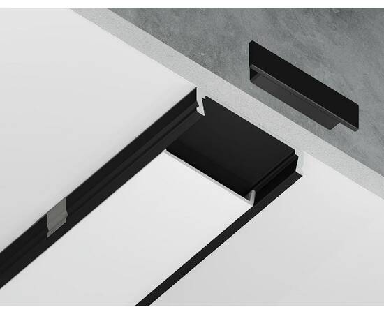Алюминиевый накладной профиль Ambrella Light Alum Profile GP1800BK, изображение 4