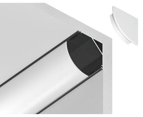 Алюминиевый угловой профиль Ambrella Light Alum Profile GP2100BK, изображение 4