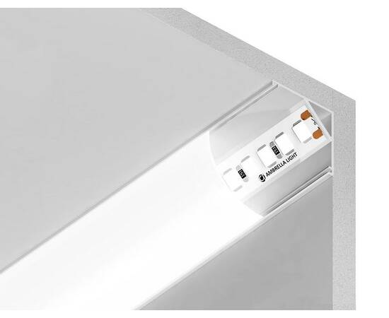 Алюминиевый угловой профиль Ambrella Light Alum Profile GP2100WH