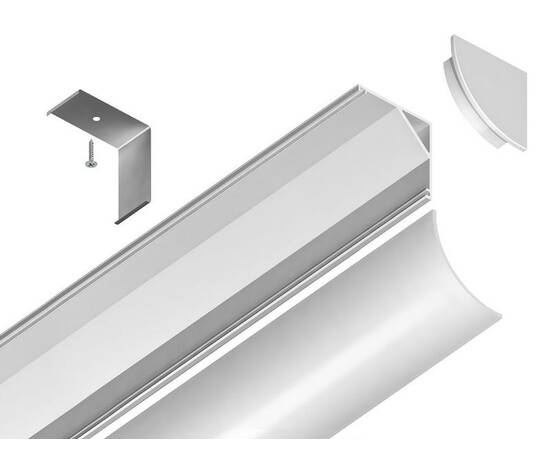 Алюминиевый угловой профиль Ambrella Light Alum Profile GP2100WH, изображение 3