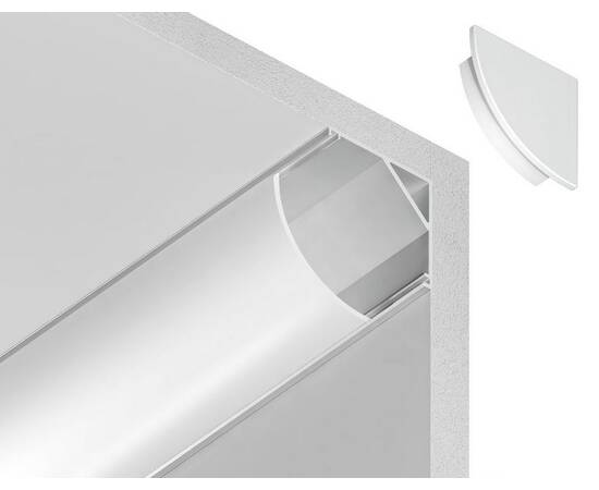 Алюминиевый угловой профиль Ambrella Light Alum Profile GP2100WH, изображение 4