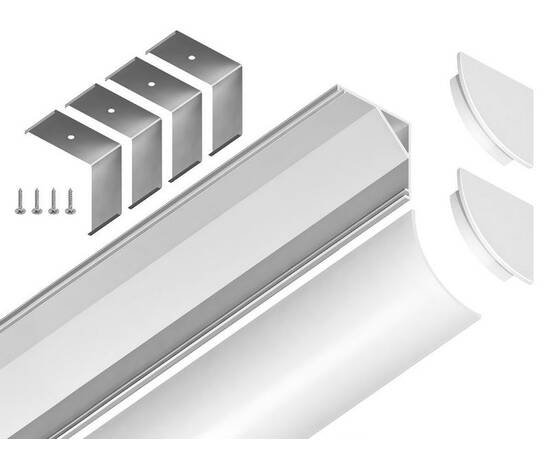 Алюминиевый угловой профиль Ambrella Light Alum Profile GP2100WH, изображение 5