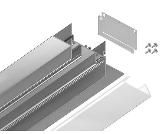 Алюминиевый профиль Ambrella Light Alum Profile GP4000AL, изображение 5