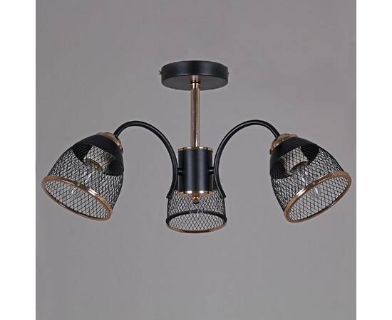 Люстра на штанге Reluce 01505-0.3-03 BK+FGD, изображение 2