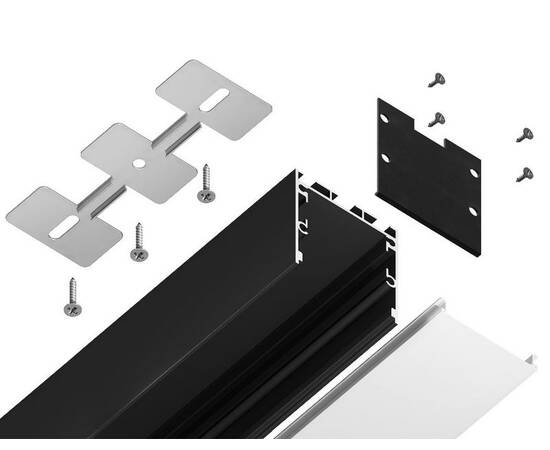 Алюминиевый профиль Ambrella Light Profile System GP2550BK, изображение 3